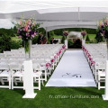 Meubles de jardin chaise pliante en plastique de mariage moderne